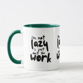 Funny Lazy Work Sarcastic Office Quote Coffee Mug マグカップ