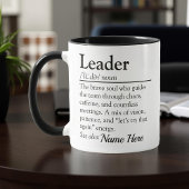 Funny Leader Definition Personalized Appreciation マグカップ