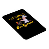 Funny Leftovers Are For Quitters Chasing Turkey Hu マグネット (右側)