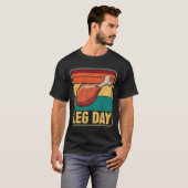 Funny Leg Day Costume Turkey Day Pilgrim Thanksgiv Tシャツ (正面フル)