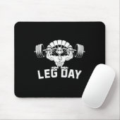 Funny Leg Day Thanksgiving Turkey Deadlifting Dead マウスパッド (マウス)