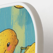 Funny Lemon Faces ピックルボールラケット (左詳細)