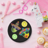 Funny Lemon Lime Party Fiesta ペーパープレート (パーティー)