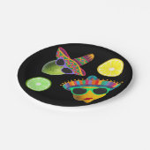 Funny Lemon Lime Party Fiesta  ペーパープレート (アングル)