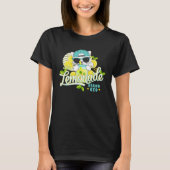 Funny Lemonade Stand CEO Cute Cat Lemon Juice Busi Tシャツ (正面)