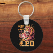 Funny Leo Birthday Quote Astrology Horoscope Gift  キーホルダー (正面)