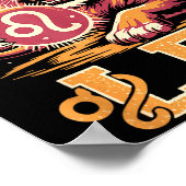 Funny Leo Birthday Quote Astrology Horoscope Gift  ポスター (角)