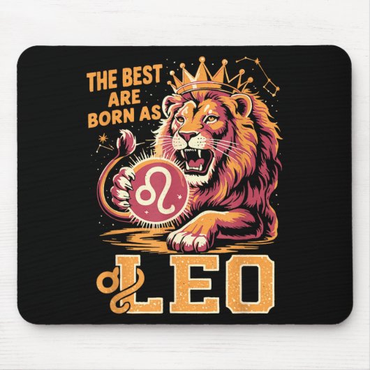 Funny Leo Birthday Quote Astrology Horoscope Gift マウスパッド (正面)