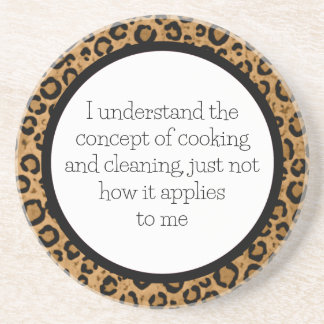 Funny Leopard Coaster コースター