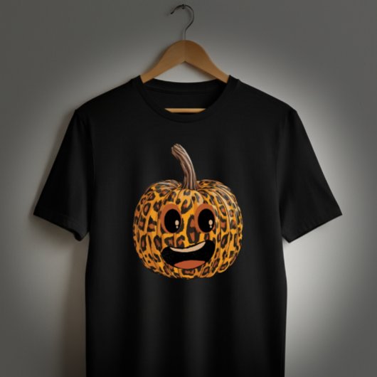 Funny Leopard Pumpkin トライブレンドＴシャツ