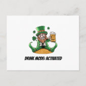 Funny Leprechaun ポストカード (正面)