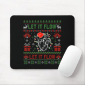 Funny Let It Flow Anatomy Heart Cardiac Nurse Grou マウスパッド (マウス)