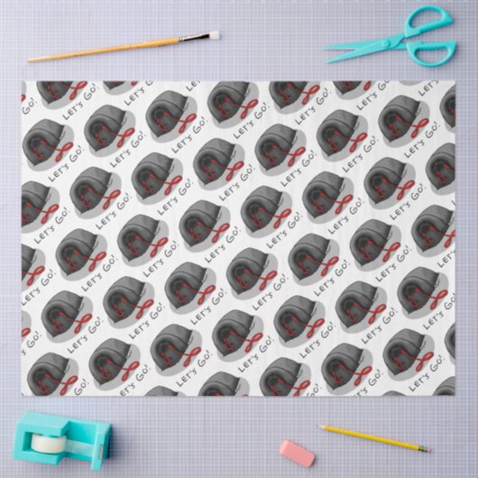 Funny Let's Go! for a Walk Pekingese Dog (black) 薄葉紙 (クラフト)