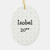 Funny Let's Go! Walk Belgian Sheepdog (black 1) セラミックオーナメント (裏面)