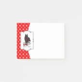 Funny Let's Go! Walk Belgian Sheepdog (black 1) ポストイット (正面)