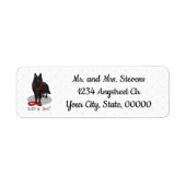 Funny Let's Go! Walk Belgian Sheepdog (black 1) ラベル (正面)