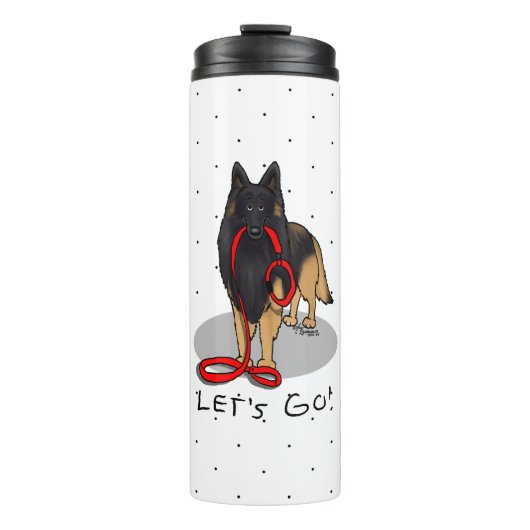 Funny Let's Go! Walk Belgian Tervuren (original) タンブラー (正面)