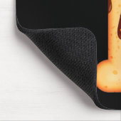 Funny Letter T Ice Cream Chocolate Sprinkles  マウスパッド (コーナー)