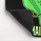 Funny Lettuce Romaine Calm Meditation Yoga Zen  マウスパッド (コーナー)