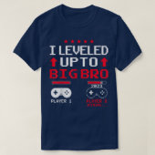 Funny Leveling Up To Big Bro 2023 Loading Future B Tシャツ (デザイン正面)