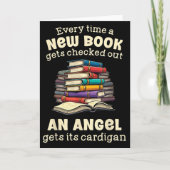 Funny Librarian Quote For Library Nerd カード (正面)