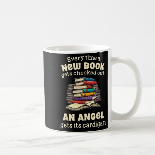 Funny Librarian Quote For Library Nerd コーヒーマグカップ (右)