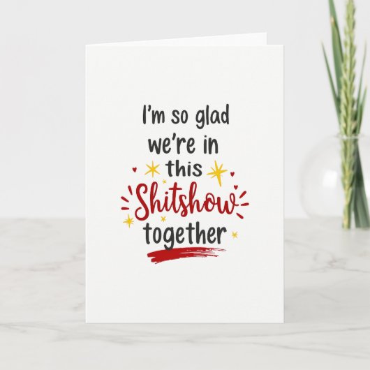 Funny Life Shitshow Together Card カード (正面)