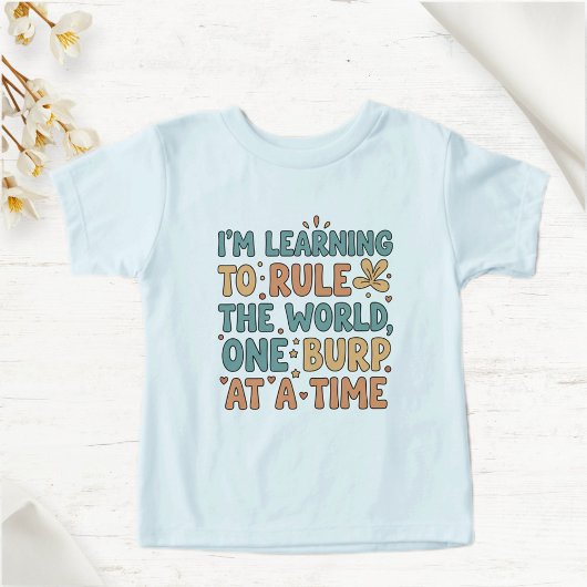 Funny Light Blue T-Shirt for Kids – Soft Cotton