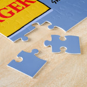 Funny Limburger Cheese and Wine Cartoon ジグソーパズル (側面)