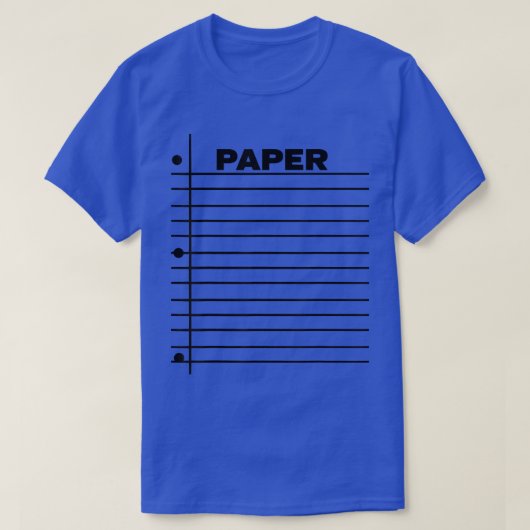 Funny Lined Notebook Paper Group Halloween Costume Tシャツ (デザイン正面)