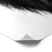 Funny Lion Bathroom Art Print, Toilet Paper Roll ポスター (角)