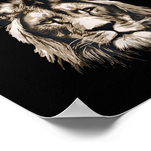 Funny Lion Meme The Lion Doesn't Wait 18 Years Gen ポスター (角)