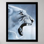 Funny Lion Monkey Meme Ragebait Meme Brainrot Gen  ポスター (正面)