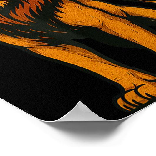 Funny Lion Sungles 67 Six Seven Meme  ポスター (角)