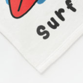 Funny Lion Surfing Summer Vacation Surf Day Boys G フリースブランケット (角)