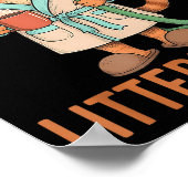 Funny Litter’s Full Cat Parody Cute Cat Lover Chri ポスター (角)