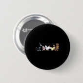 Funny Little Bear Birthday Graphic Y2k Bears Lover 缶バッジ (正面&裏面)