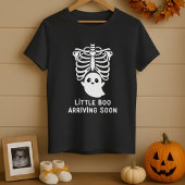 Funny Little Boo Arriving Soon Maternity Halloween Tシャツ