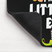 Funny Littlest Elf Matching Family Group Pj Christ マウスパッド (コーナー)