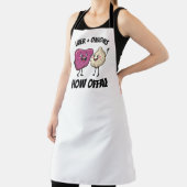 Funny Liver + Onions How Offal Food Jokes エプロン (インサイチュ)