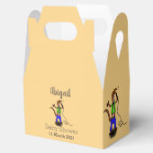 Funny lizard singing with microphone cartoon フェイバーボックス (オープン)