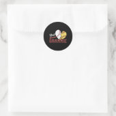 Funny Ll Grammie Sell Softll  ラウンドシール (バッグ)