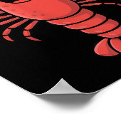Funny Lobster Art For Men Women Kids Toddlers Lobs ポスター (角)