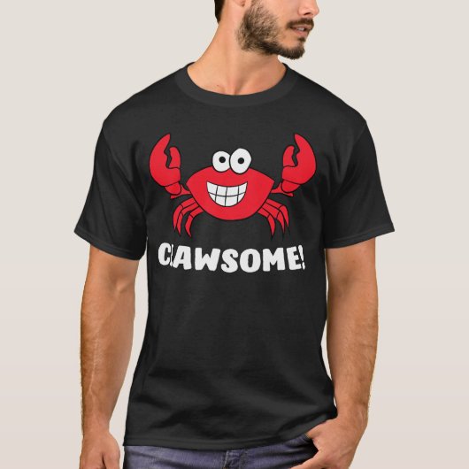 Funny Lobster Clawsome Sea Crab Cartoon Lobster Tシャツ (正面)