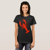 Funny Lobster Design For Men Women Kids Animal Lob Tシャツ (正面フル)