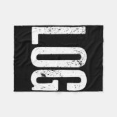 Funny Log Halloween Beaver Log Meme  フリースブランケット (正面(横))