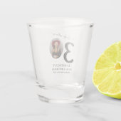 Funny 'Look Who's 30' Stylish 30th Birthday ショットグラス (裏面)