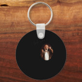 Funny Look Whos 60 Stylish 60th Birthday  キーホルダー (正面)