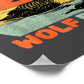 Funny Loon Bird Humor Stud Canadian Wolf Bird  ポスター (角)