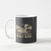 Funny Loon Bird, Stud Canadian Wolf Bird Humor Quo コーヒーマグカップ (左)